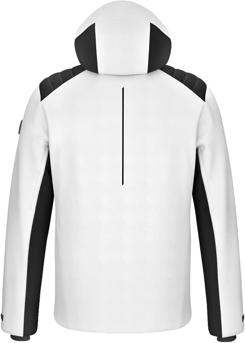 HEAD Men’s Immensity Insulated Ski Jacket – Waterproof, PrimaLoft® ThermoPlume®, Detachable Hood & Snow Gaiter