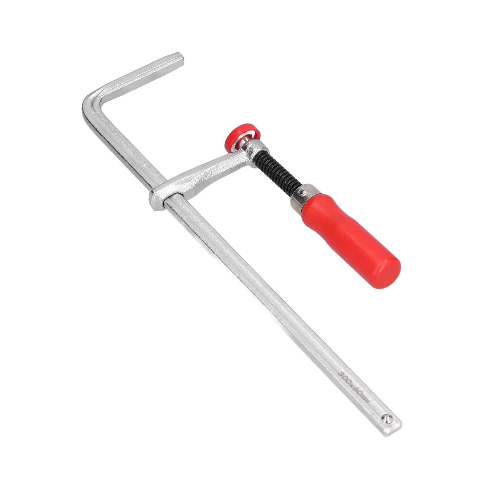 Abrazadera de barra F, abrazaderas ajustables de aluminio antideslizantes para carpintería con mango de álamo para banco de trabajo de carpintería DIY (300 * 60mm)