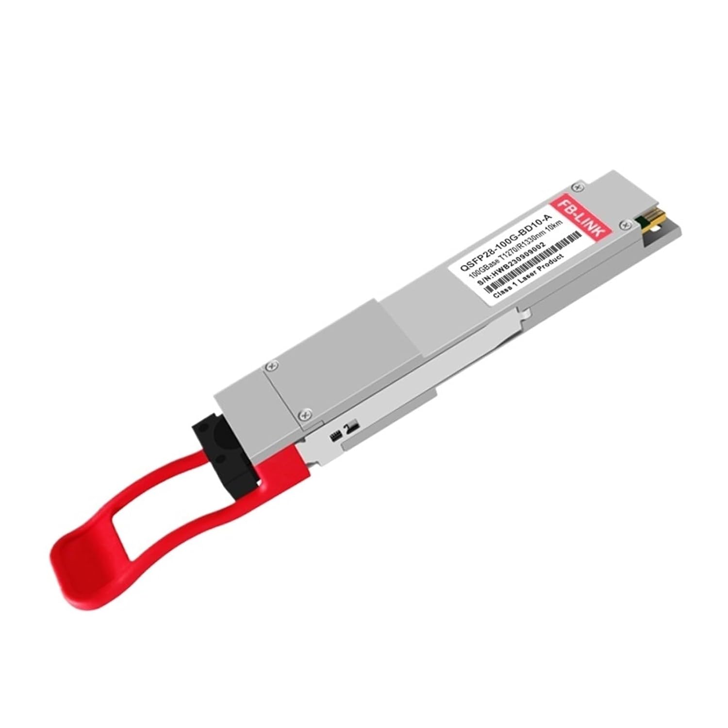 100G 10km 100G QSFP28 1270/1330nm GBIC Transceiver Fiber Optic Module for Ethernet Switch(1pair 1270nm-1330nm)