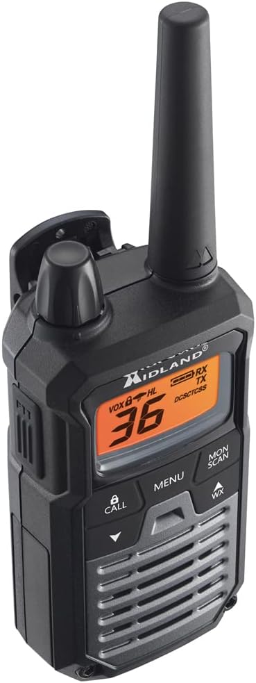 Midland T290VP4 High-Powered GMRS Two-Way Radios | Long-Range Communication with 36 Channels & 121 Privacy Codes | Durable, Water-Resistant Design for Outdoor Adventures