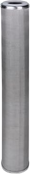 Stainless Steel Re-Cleanable Wire Mesh Filter Cartridge 20 "Length,2.5 "OD5 Micron