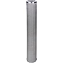 Stainless Steel Re-Cleanable Wire Mesh Filter Cartridge, 20" Length, 2.5" OD 50 Micron, Easy to Clean, Fits Standard Filter Housings, 1 Count