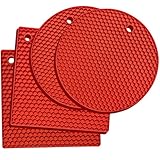 Photo Gallery tappetino in silicone premium: 4 sottopentola multifunzionali, guanto da cucina, pastiglie calde per apriscatole, pela aglio, tappetino per asciugare, sottobicchiere - rosso Photo Gallery tappetino in silicone premium: 4 sottopentola multifunzionali, guanto da cucina, pastiglie calde per apriscatole, pela aglio, tappetino per asciugare, sottobicchiere - rosso