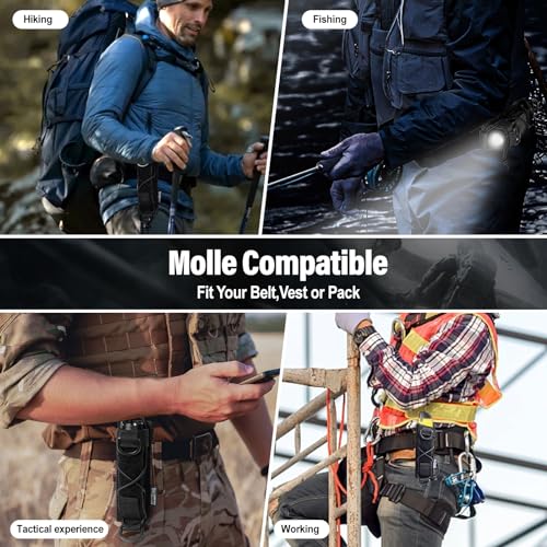 Étui de lampe de poche Molle pour éviter les chutes de matériel