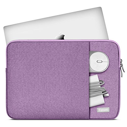 Laptop Sleeve Case 13.3 Inch,Egiant Water-Resistant Protective Fabric Bag Compatible Mac Pro 13 Retina,Mac Air 13,Surface Book,Stream 13,Chromebook 13,13-13.5 Inch Chromebook Computer Notebook,Purple #TOP1