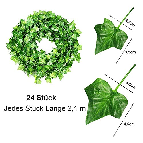Guirlandes Lierre Artificiel Pack 24pcs 230cm | Tunisie Décoration Guirlandes Lierre Artificiel Pack 24pcs 230cm | Tunisie Décoration