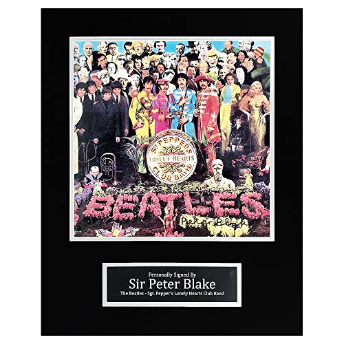 Photo dédicacée de Firma Stella Sir Peter Blake – Icône des Beatles – Authentique signé à la main avec COA | Autographe… - Les Beatles, Paul McCartney, John Lennon, RIngo Starr, George Harrison Photo dédicacée de Firma Stella Sir Peter Blake – Icône des Beatles – Authentique signé à la main avec COA | Autographe…