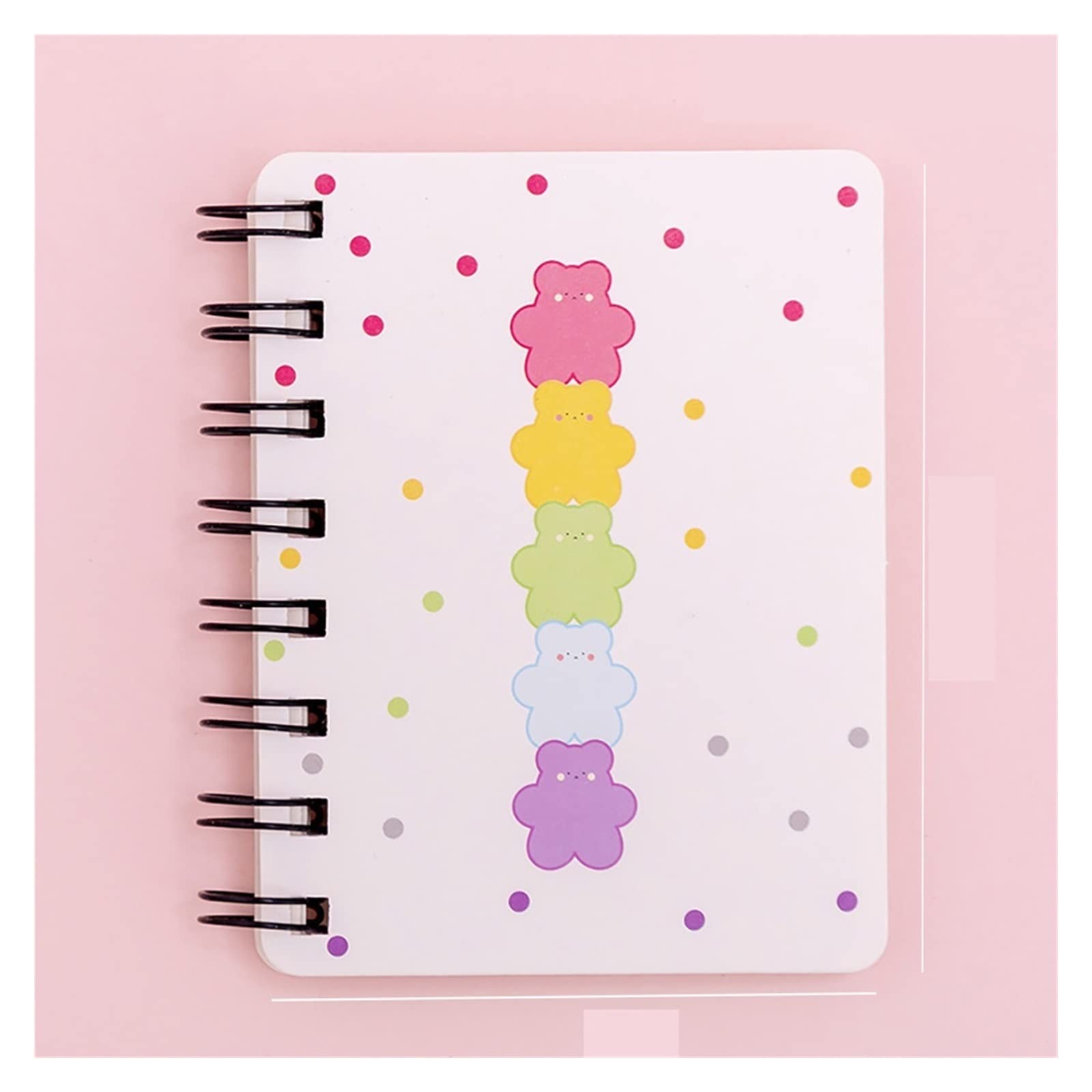 LZYMSZ - 4 Cuadernos De Bolsillo Portátiles, Mini Blocs De Notas Con Cubierta De Piel De Imitación Y Páginas En Blanco Fáciles De Arrancar De 10 X 8 Cm