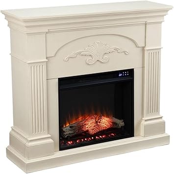 Southern Enterprises Sicilian Electric Fireplace - Thumbnail 4