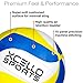 Volleyball Asstorted Graphics w/Pump Green/Navy/Yellow, Blue/Yellow/White (Pack of 6)