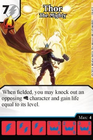 Marvel Dice Masters OP Kit Month 1 Thor, The Mighty Game Promo (2014)