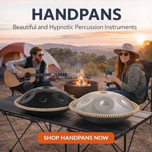 Handpan 22 Pulgadas D Minor Acero Nitrogenado Azul miniatura 2