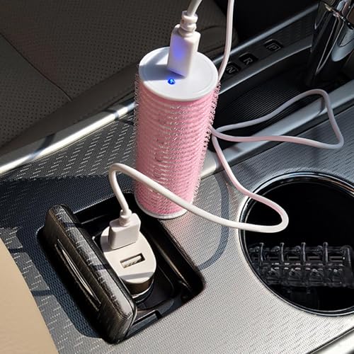 Missmisq Rizadores de pelo con rodillos calientes, rulos autoadhesivos - Rizador de pelo con calefacción USB,Rizadores de pelo con rodillos eléctricos, herramientas portátiles para peinar el cabello, - imagen 8