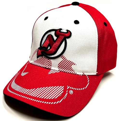 Gorra ajustable roja para hombre NJ Devils MVP miniatura 1