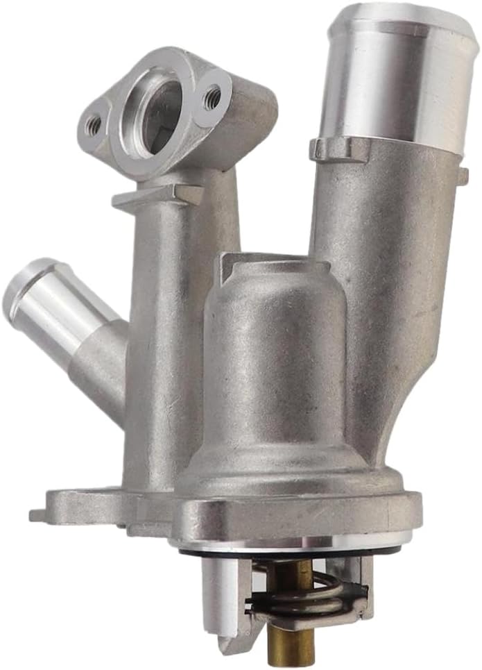 Aluminum Engine Coolant Thermostat Housing Compatible with Fusion Escape Fiesta Transit Connect (Replaces BM5G-9K478-AB, BM5Z-8592-B)