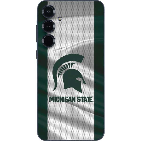 Skinit Decal Phone Skin Compatible with Galaxy A36 5G - Officially Licensed Michigan State University Spartans Jersey Design