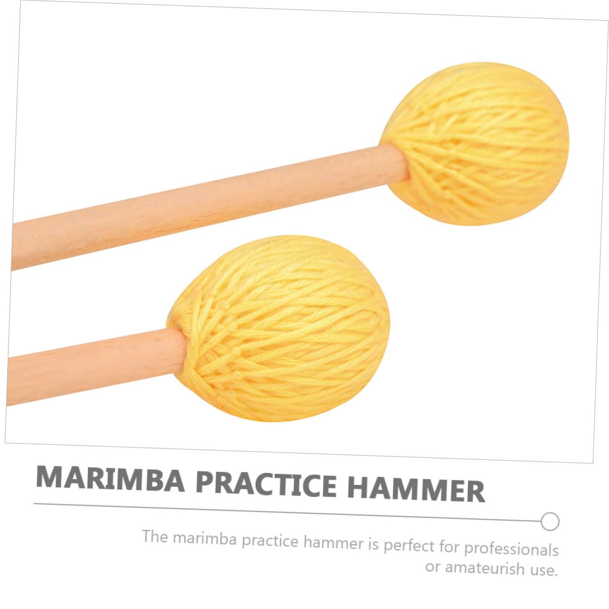 VICASKY 6piezas Baquetas De Marimba Arce Mallets De Percusión Premium Para Práctica De Instrumentos