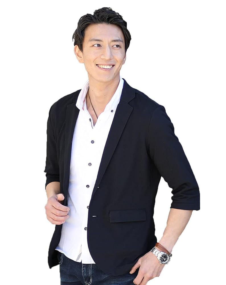 タ*ウ様 【美品】ネイビー テーラードジャケット クールマックス使用 Amazon | [MENZ-STYLE] メンズスタイル メンズ テーラード