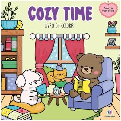 Livro de Colorir Cozy Time - Ciranda Cultural 48 páginas