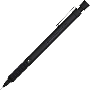 STAEDTLER Mechanical Pencil, 0.5mm, Drafting Mechanical Pencil, All Black, 925 35-05B