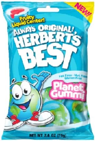 Herbert's Best Strawberry Planet Gummy, 4-Pack, 37G