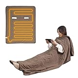 THANKO 腕だし電気毛布 だら活毛布 UDDS24H-JU ベージュ 省エネ こたつ 暖房 おひとりさま 着る毛布 洗える 節電