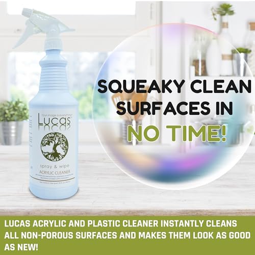 LUCASOL Acrylic and Plastic Cleaner, 32 Ounce