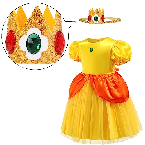 Icecute Princess Costumes For Baby Girls,Princess Dress For Toddler Girl,Birthday Halloween Party Dresses Up thumb #2