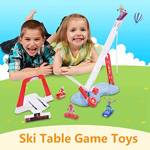 Jogo de Mesa de Esqui Jogo de Corrida de Esqui Jogo de Pista de Brinquedos para Pais Filhos Jogo de