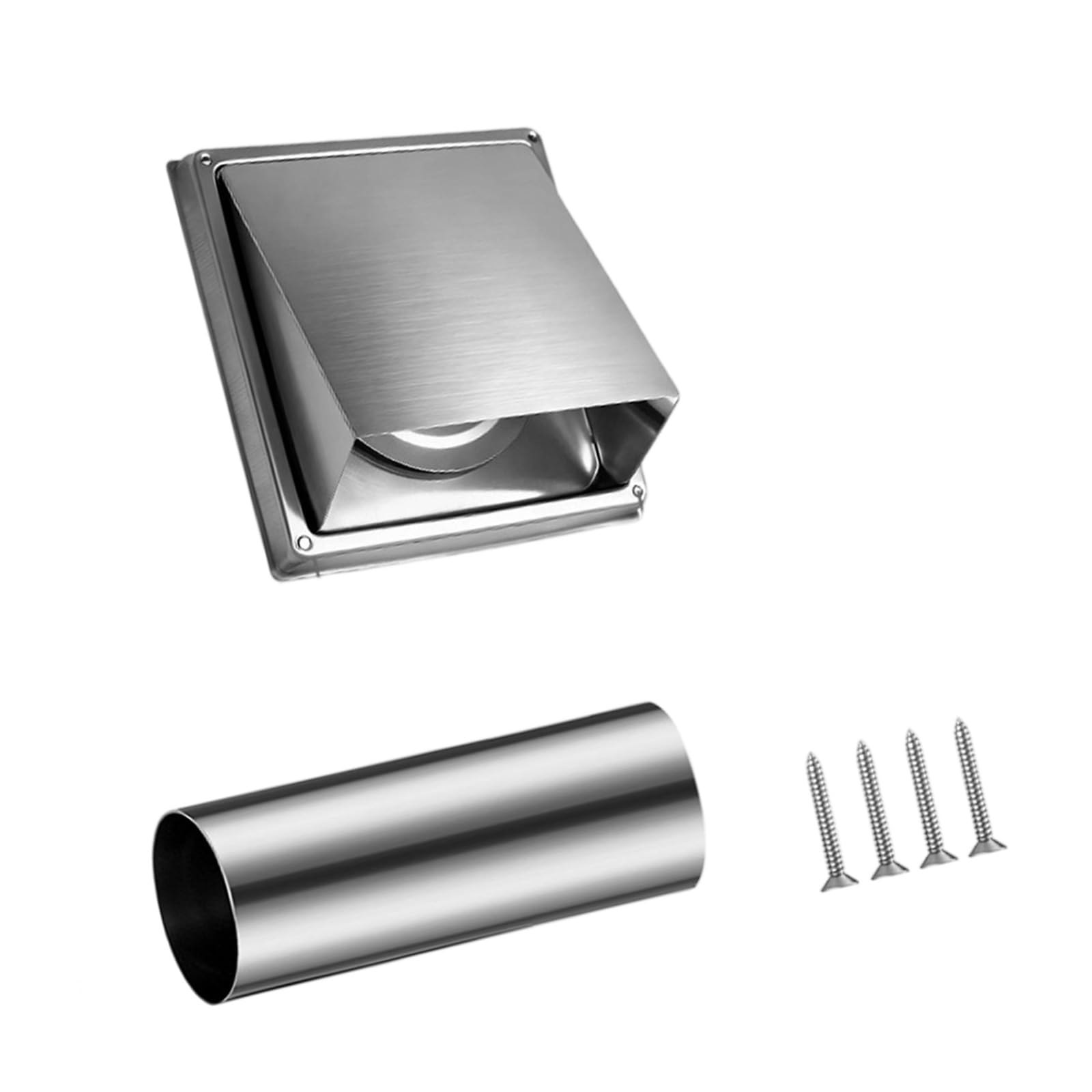 Limtula Weatherproof 6 Inch Dryer Wall Vent Constructed with Reinforced Frame for Extra Strength Dryer Vent Cap