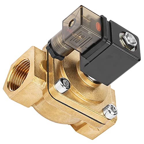 Électrovanne eau laiton PU220-08 G1/4 AC220V vanne solénoïde - 8