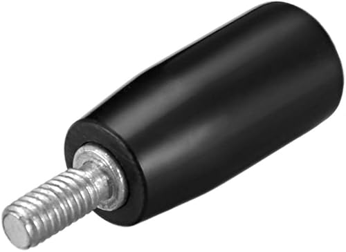 Miniatura 7 de uxcell Vástago roscado macho giratorio de la manija M10 de la máquina del volante para la fresadora