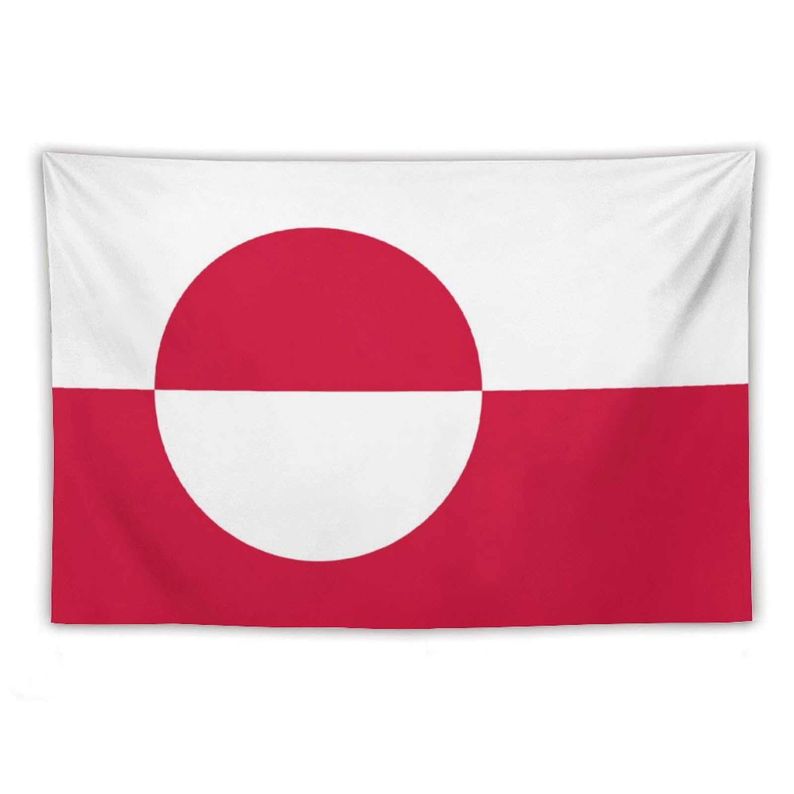 XingFox Greenland Flag Tapestry Wall Hanging, National Flag Art Wall Decoration Tapestry, For Bedroom Living Room Dorm Home Decoration, 40"x60"