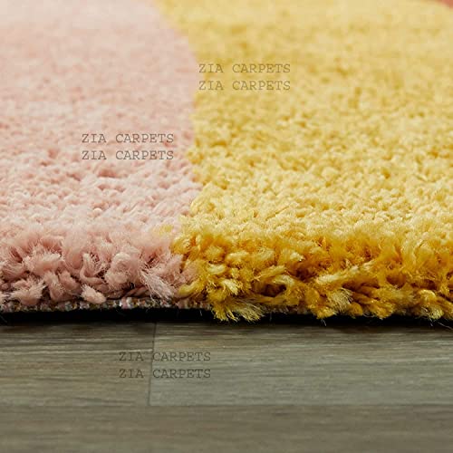 Image of Modern Quality Carpet /Trending Design Hand Woven Fluffy Rug /Mats for Bedroom /Dinning Hall /Living Room 2-inch Thick [Size 9x9 Feet Square]