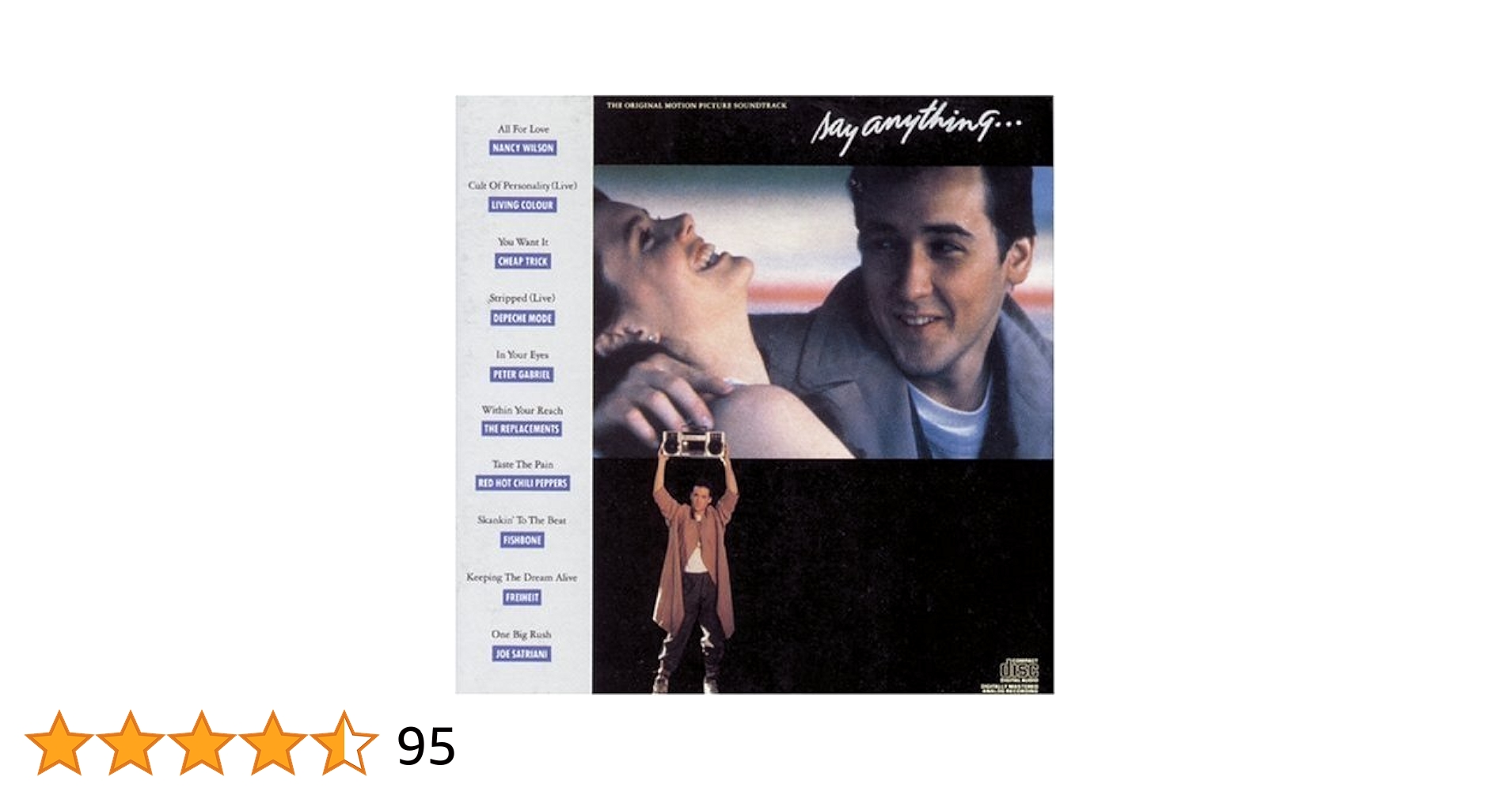 【USプレス/サントラ2枚組】セイ・エニシング　　1989年アメリカ映画 セイ・エニシング | Sinn本館