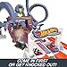 Hot Wheels RacerVerse Spider-Man’s Web-Slinging Speedway Track Set with Hot Wheels Racers Spider-Man & Black Panther, Multi-Lap Race to Escape Doc Ock