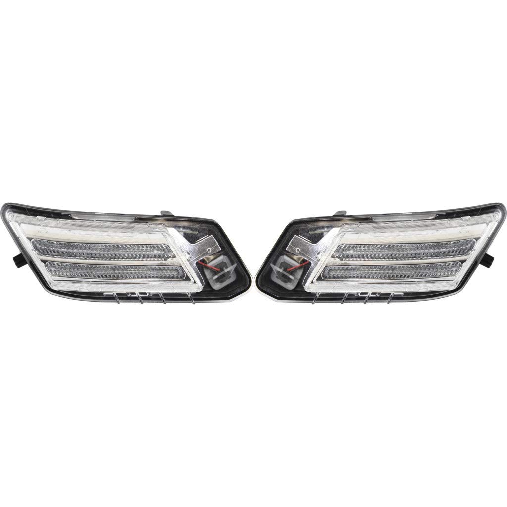 CarLights360 For Volvo XC60 Daytime Running Lights Assembly 2010-2013 Pair Driver and Passenger Side VO2520112
