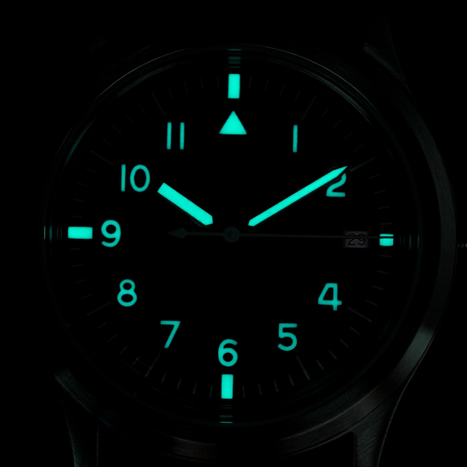 Tactical Frog Militado - Reloj de Campo VH31 de 36 mm, Movimiento japonés, Estilo Militar, para Hombre, con Correa de Nailon, Resistente al Agua hasta 100 m, Serie ML13/ML14