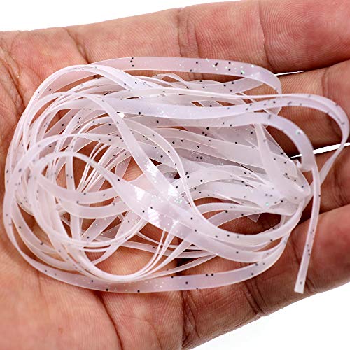 Greatfishing 30Pcs Mix 6 Color 3Mmx30Cm Caddis Fly Pupa Nymph Worm Body Wrap Skin Caddis Larvae/Czech Nymph Scud Lure Fly Tying Material #TOP3