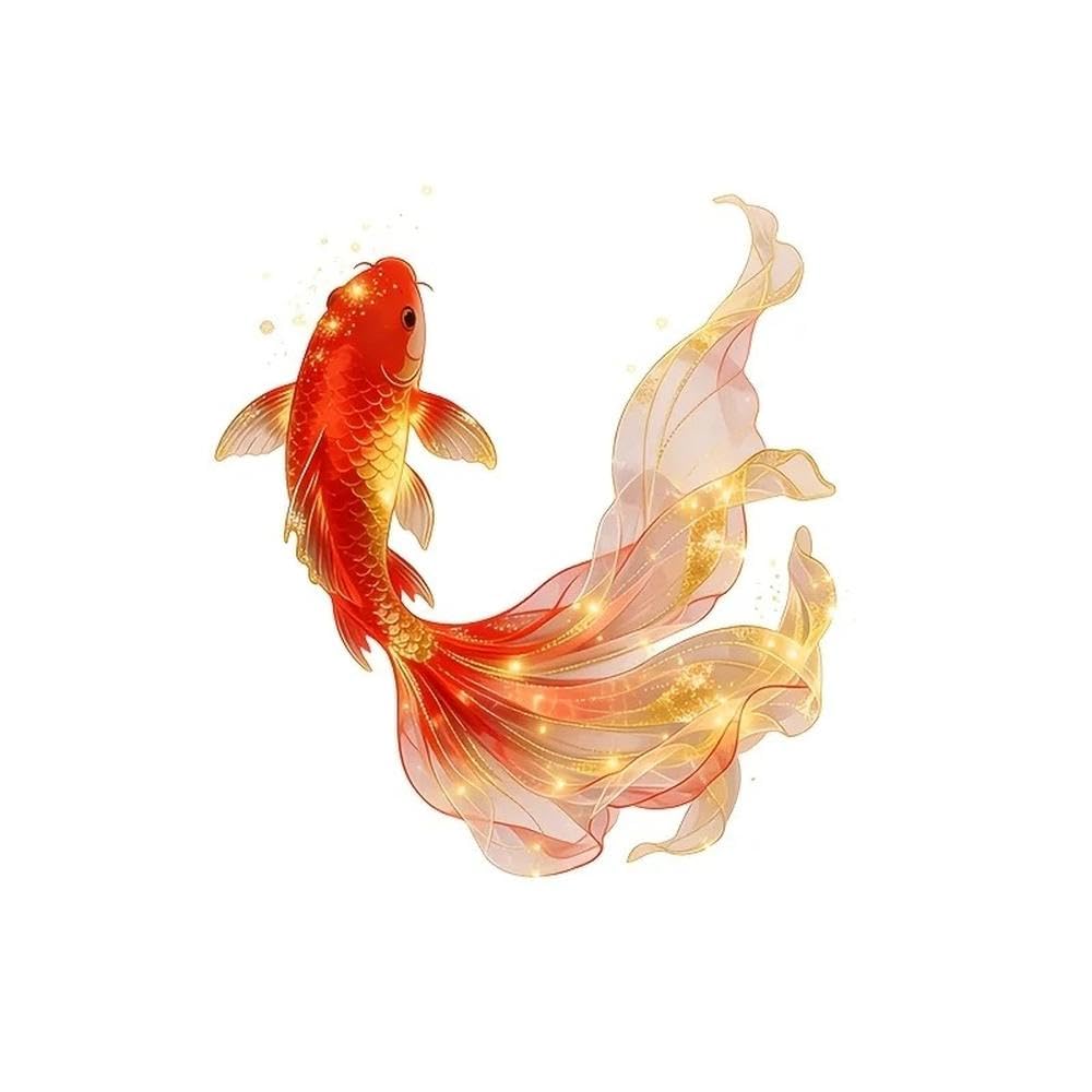 Lucky Koi Fish Vinyl Sticker Decal for Car Bumper Motorcycle Laptop Home Decor