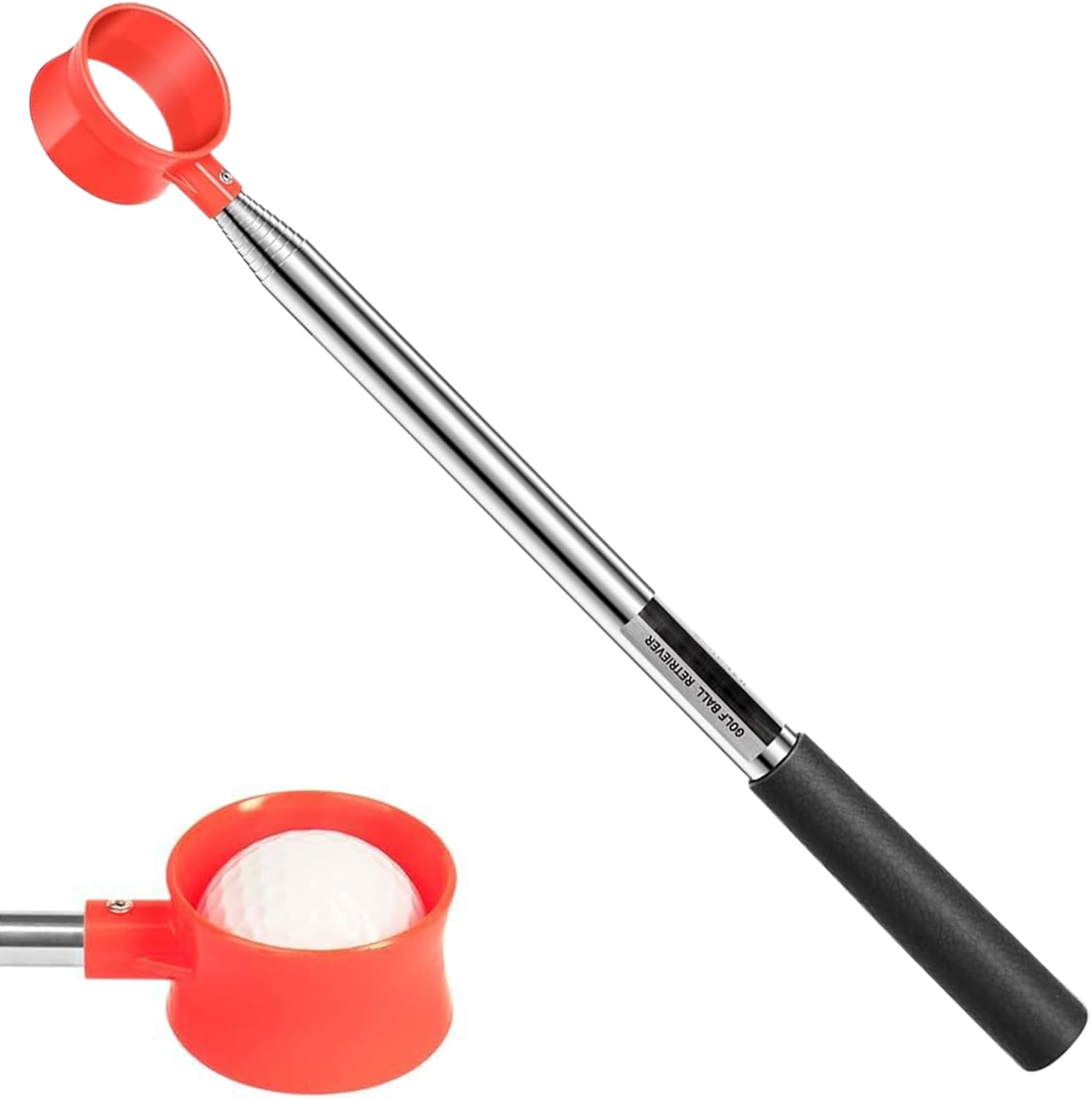 Golf Ball Grabber Telescopic Grabber for Golf Positioning | Portable Sports Ball Picker for Range Court Outdoor Gym Tournament Training Match Recreation