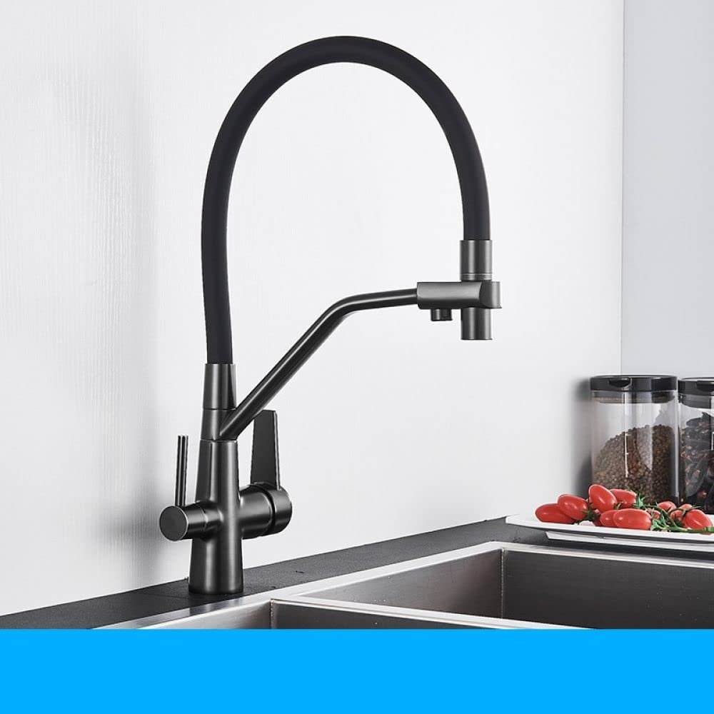 Robinet avec purificateur d'eau cuisine pour éliminer le goût de chlore - 8