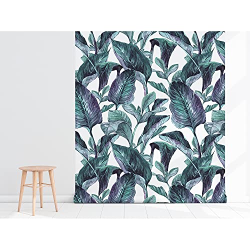 Papier peint feuilles de palmiers adhésif pour relooker un mur