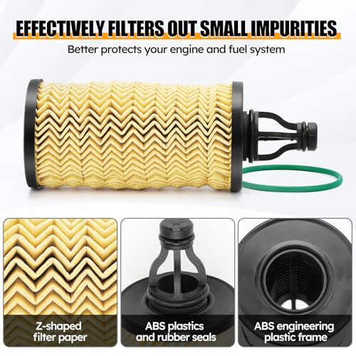 Air Filter Combo for 2014-2022 Maserati Ghibli Levante Quattroporte, 4PCS by X4XZ - Used condition - Image 5