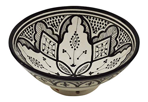 Treasures Of Morocco Ceramic Bowls Moroccan Handmade Serving Exquisite Piece With Vivid Colors 8 Inches In Diameter #TOP6