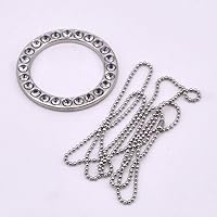 Vista 1 de MOMOMAGE Joyería Anillo infinito y cadena Trucos de magia Anillo de enlace Comedia mágica de cerca Magic Gimmick Props