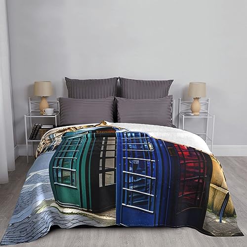 Couverture en flanelle douce cabine britannique plaid lit haute densité - 6