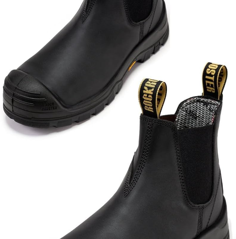 ROCKROOSTER Beaufort - CSA Certified Metal Free Vibram Outsole, Arch Support, Comfort Composite Toe Work Boots for men VAK630 VAK631 - Image 4
