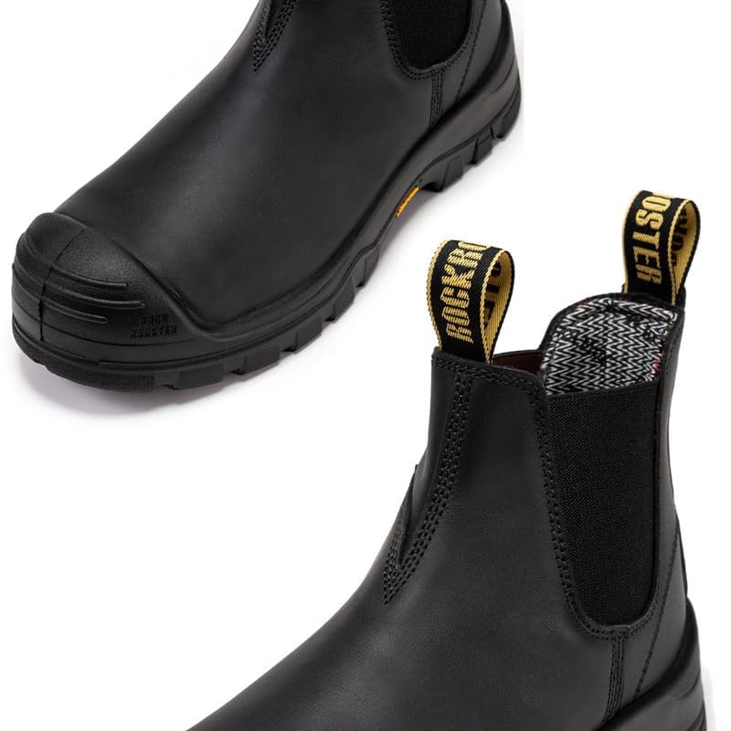 ROCKROOSTER Beaufort - CSA Certified Metal Free Vibram Outsole, Arch Support, Comfort Composite Toe Work Boots for men VAK630 VAK6313