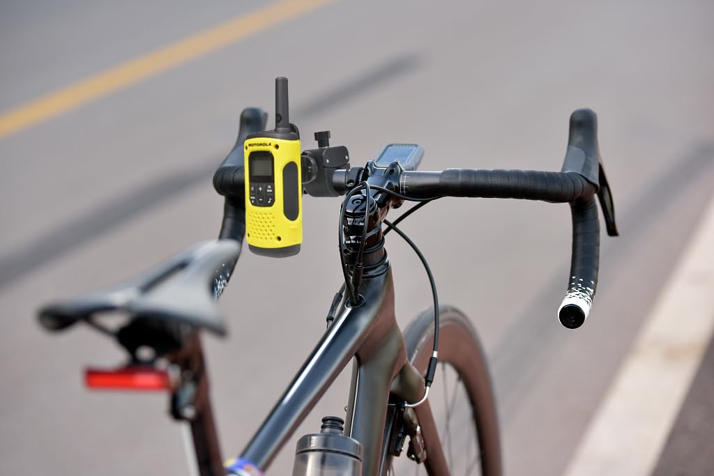 Supporto universale UAYESOK per walkie talkie su biciclette, scooter elettrici, ATV/UTV compatibile con Motorola, Baofeng, Kewnood e Icom